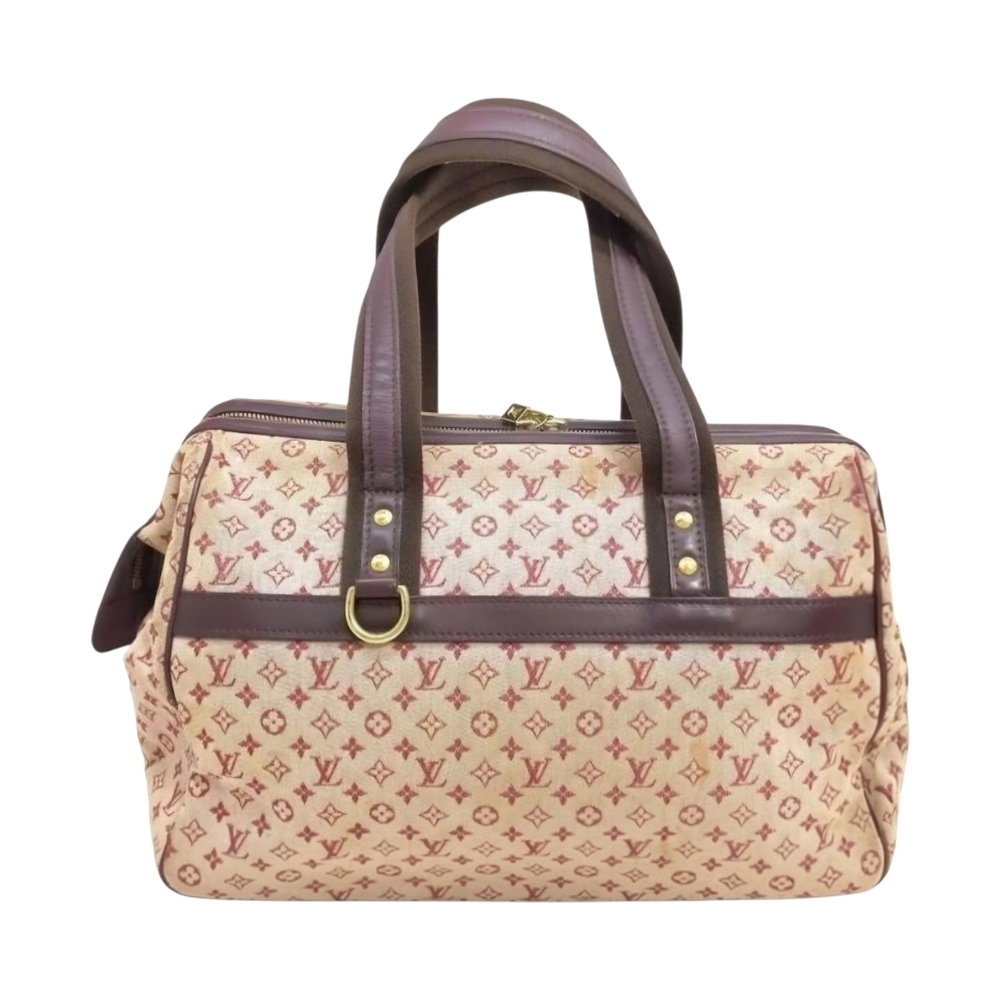 Louis Vuitton Penelope Pink and Brown Monogram Satchel